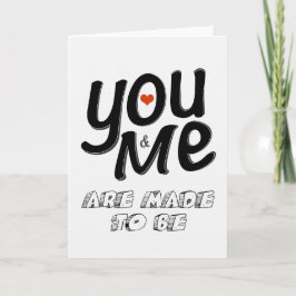 Du och jag ska bli helgkort