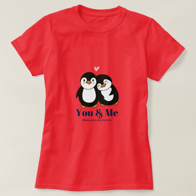 Du och jag T-Shirt (Design framsida)