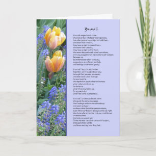 Du och jag... Vänskap Kort