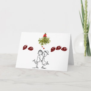 *DU OCH ME* MISTLETOE OCH SE VAD SOM HÄNDER! HELGKORT