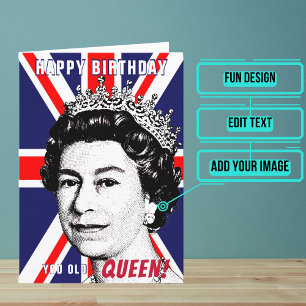 Du Old Queen Gay Grattis på födelsedagen Kort