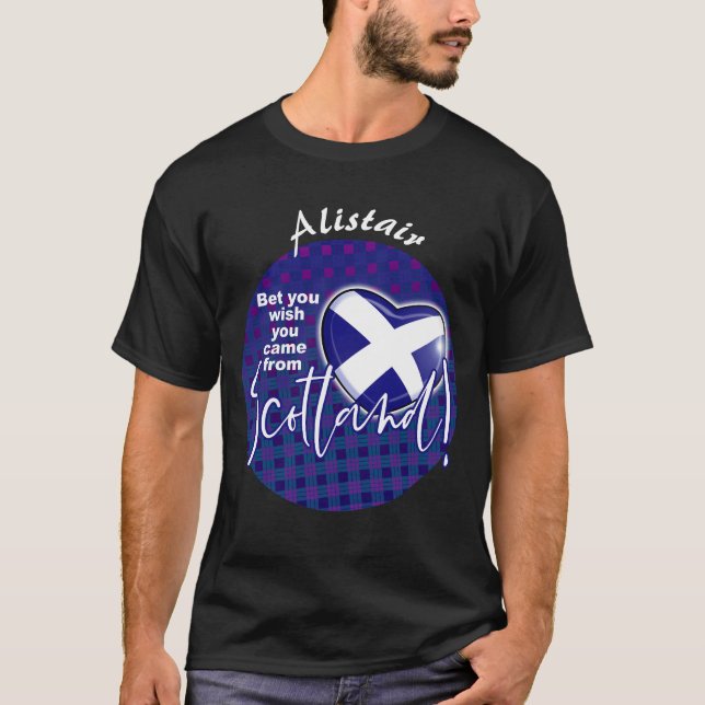 Du önskar att du kom från SCOTLAND! T Shirt (Framsida)
