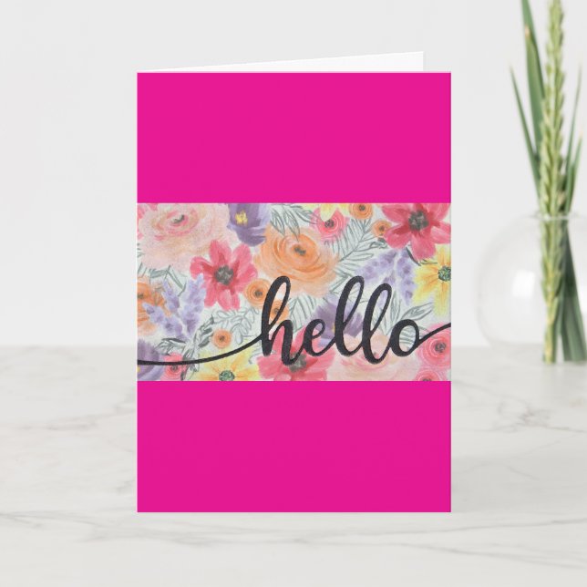 "DU ÖNSKAR DET BÄSTA" PÅ DIN BIRTHDAY KORT (Framsida)