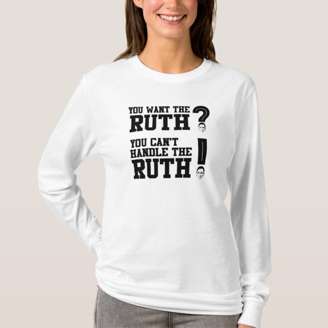 Du önskar Ruthen - du kan inte behandla Ruthen T-shirt (Framsida)