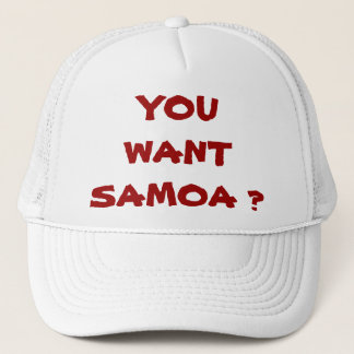 DU ÖNSKAR SAMOA? TRUCKERKEPS