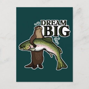 Du Otter Dream Big Vykort