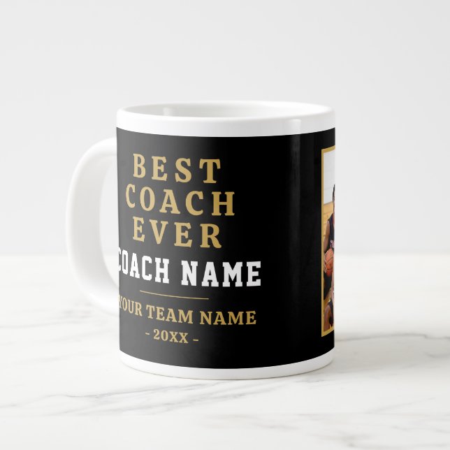 Du överlevde oss Coach Rolig Foto Jumbo Mugg (Framsida vänster)