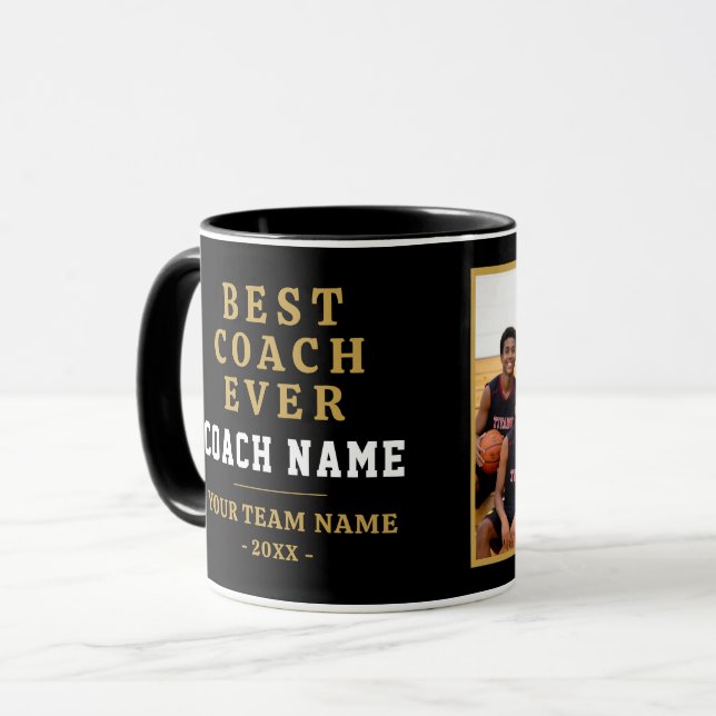 Du överlevde oss Coach Rolig Foto Mugg (Framsida vänster)