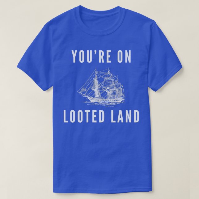 Du på den inhemska amerikanska inhemska inhemska m t shirt (Design framsida)