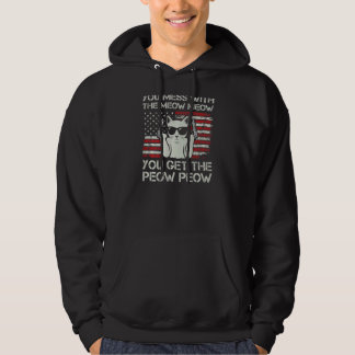 Du pillar med Miaou Miaou du får Peow Peow  Hoodie