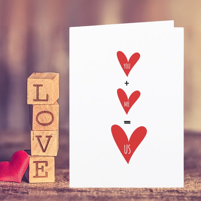 Du plus mig Alla hjärtans dag eller valfritt Tillf Helgkort (The perfect card for Valentine's Day, an anniversary or just because.)