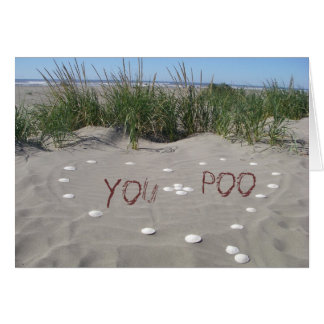 Du + Poo = <3 Hälsningskort