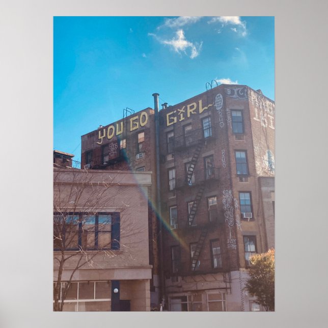 Du Poster flicka (Framsidan)