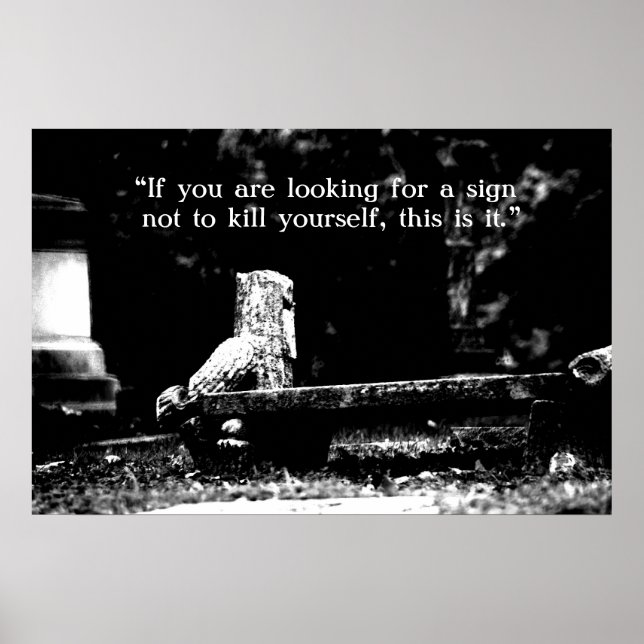 Du poster inte Ensam/support (Framsidan)