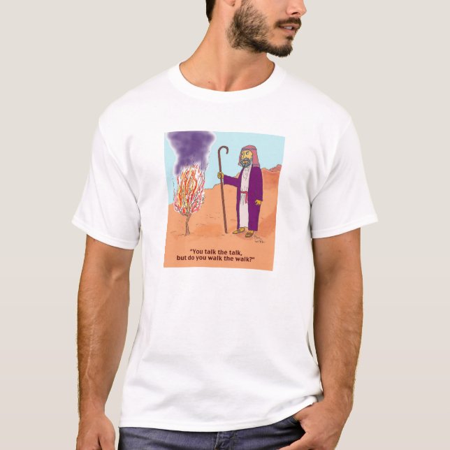 "Du pratar, men går du på promenaden?" T Shirt (Framsida)