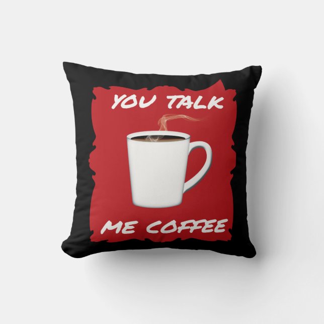 Du pratar, min kaffe kudde (Framsida)