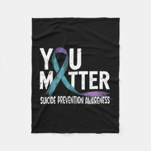 Du problematiserar Support Suicio Prevention Aware Fleecefilt