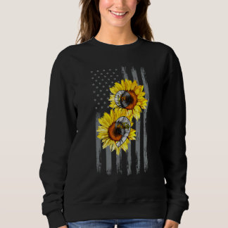Du Räknas Solros Amerikansk Flagga Självmordsföreb T Shirt
