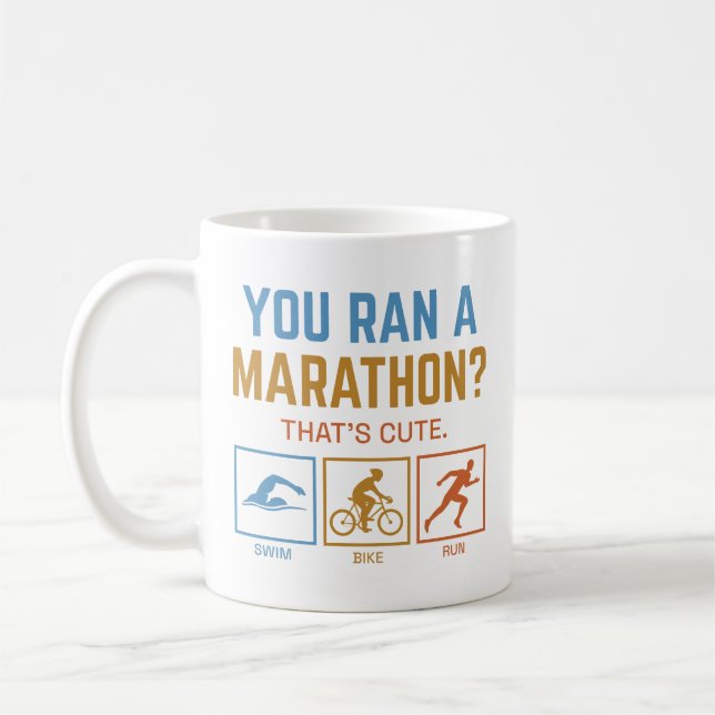 Du Ran A Marathon Kaffemugg (Vänster)