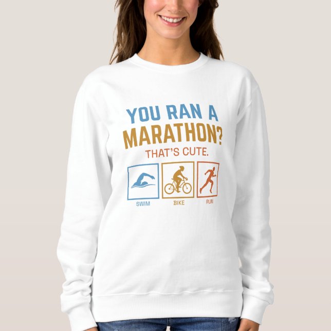 Du Ran A Marathon T Shirt (Framsida)