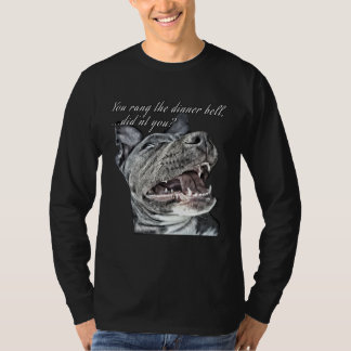 Du ringde middagsbellen Hund och Katt för Män Kv T Shirt
