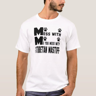 Du rörar med min tibetana Mastiff Tee Shirt