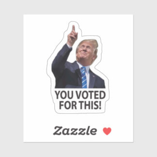 Du röstade för den här Trump Maga-klistermärket Klistermärken