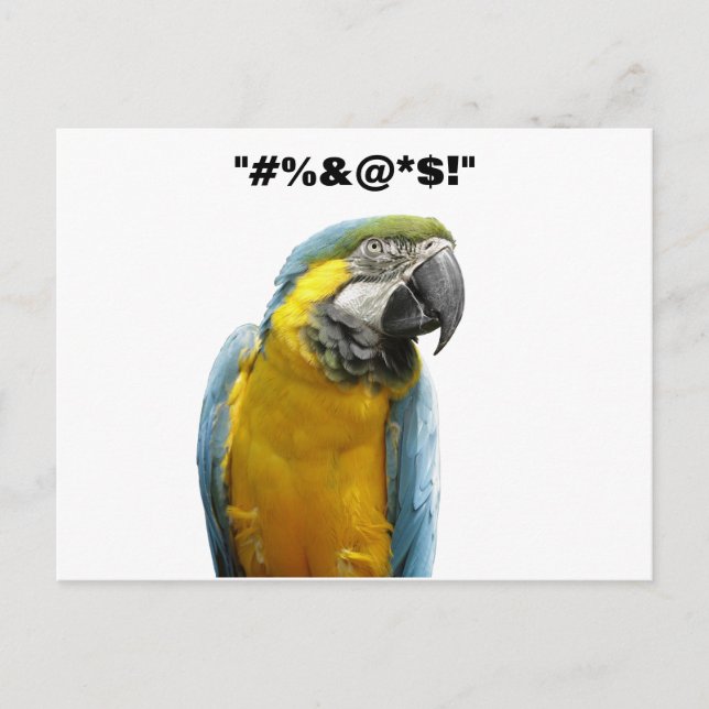 "Du röstade för honom"-kort Vykort (Framsida)