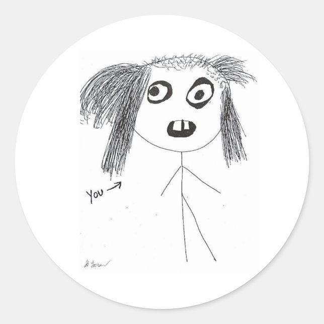 Du Runt Klistermärke (Framsida)