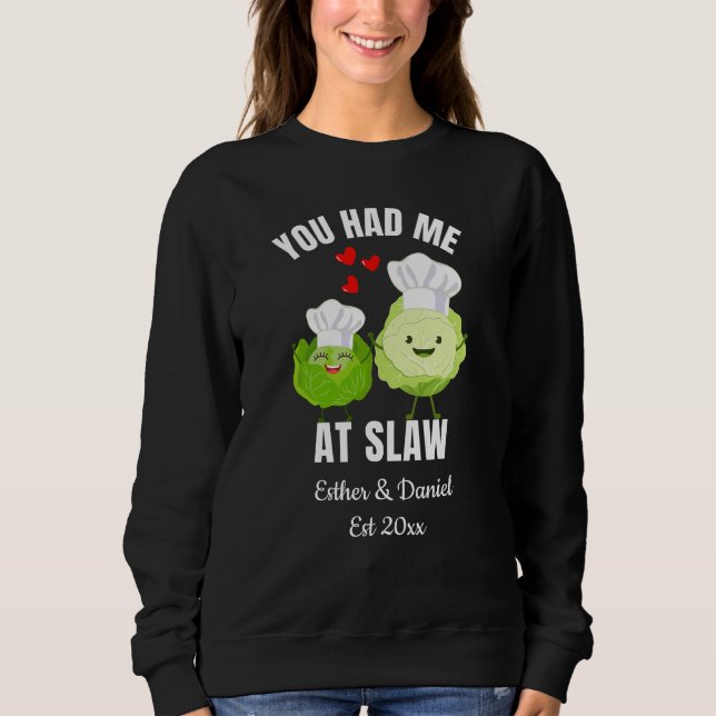 DU SADE MIG VID KÅLGRÖT Kawaii Kålvalentin T Shirt (Framsida)