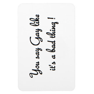 Du säger gay rektangelformad magnet