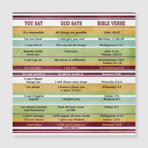DU SÄGER GOD SAYS Inspirational Bible Verses