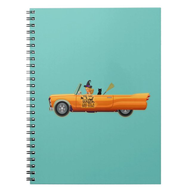 Du säger häxa som sitt dåliga sak anteckningsbok (Framsidan)