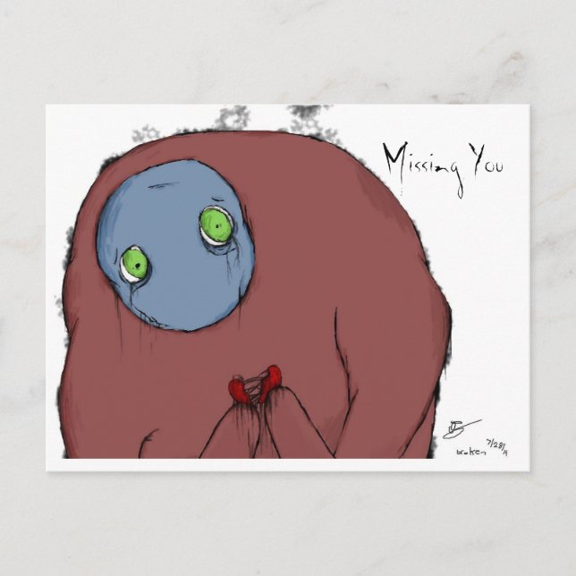 Du saknar betalkort vykort (Framsida)