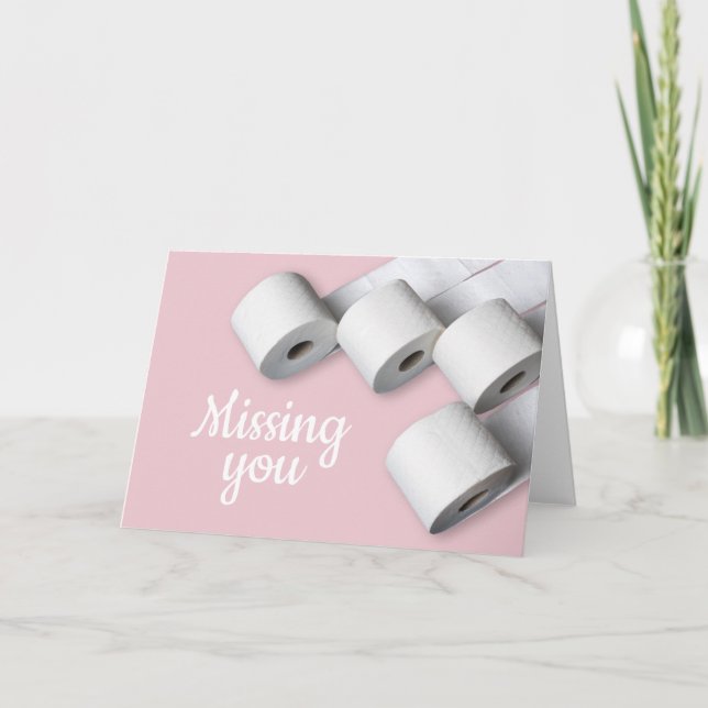 Du saknar en papper, konstig karantänsolycka. kort (Framsida)