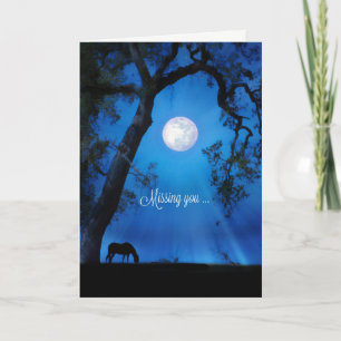 Du saknar häst i moonlight Card Kort