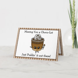 Du saknar mycket Pudding Pun för Par Kort