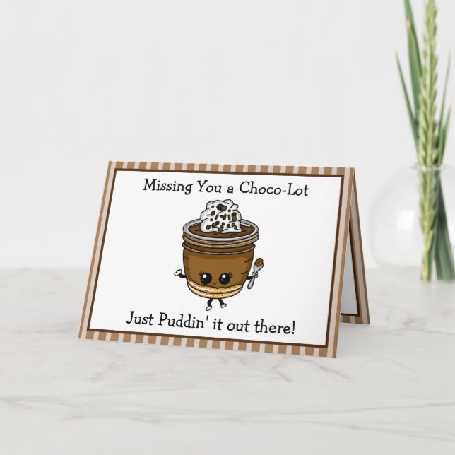 Du saknar mycket Pudding Pun för Par Kort (Framsida)
