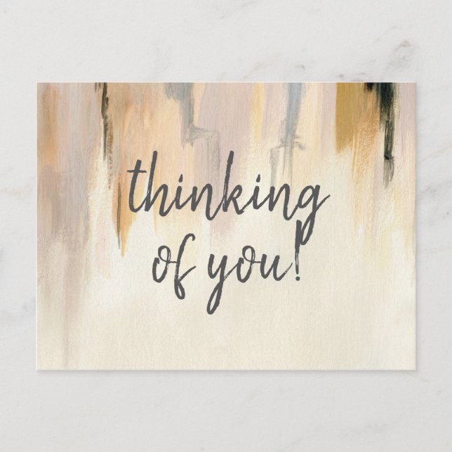 Du saknar vattenfärgspenseldrag vykort (Framsida)