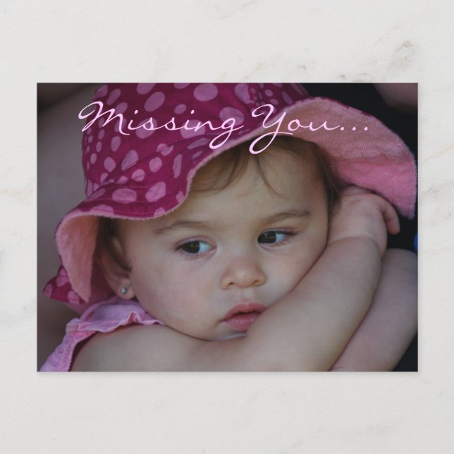 Du saknas...vykort vykort (Framsida)