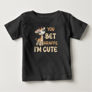 Du Satsa Giraff Jag Är Söt Barn T Shirt