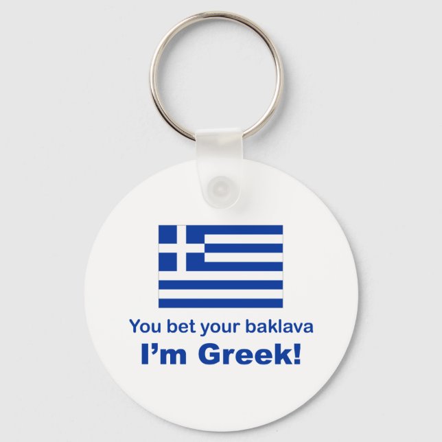 Du satsade ditt Baklava Nyckelring (Framsida)