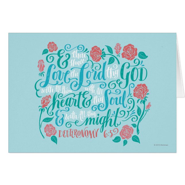 Du satsar Kärlek på Gud. OBS Kort (Framsidan Horizontal)