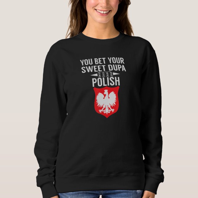 Du satte din gode duk i polska t shirt (Framsida)