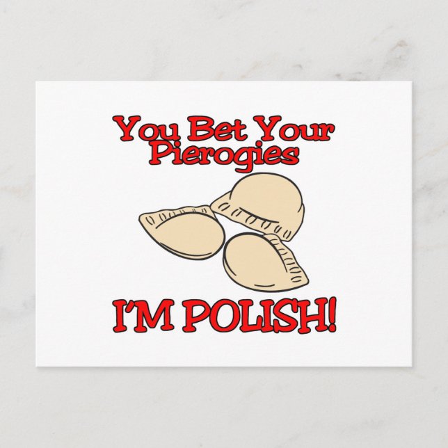 Du satte din Pierogies i Polen Vykort (Framsida)