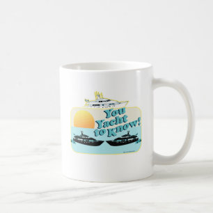 Du seglar för att veta kaffemugg