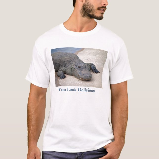 Du ser den läckra alligatorskjortan t-shirt (Framsida)