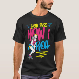 Du ser hur jag Skater Vibes Skateboard Retro 90s R T Shirt
