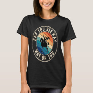 Du ser Kay Retro 80-talet Genghis Khan T Shirt