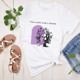 Du ser konstig ut som Lila Medusa Line Art T Shirt